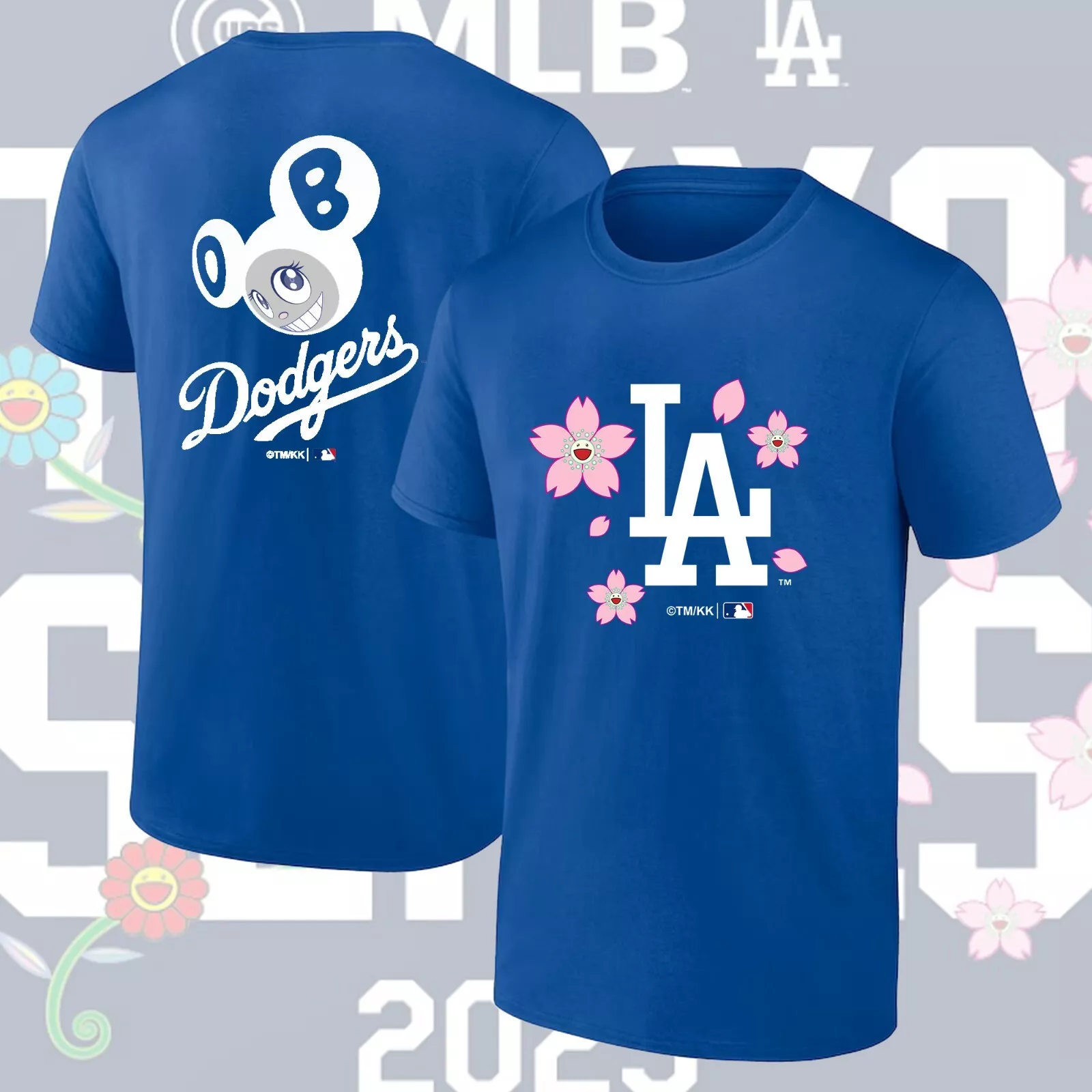Men Los Angeles Dodgers blank white MLB 2025 Tshirt style 13